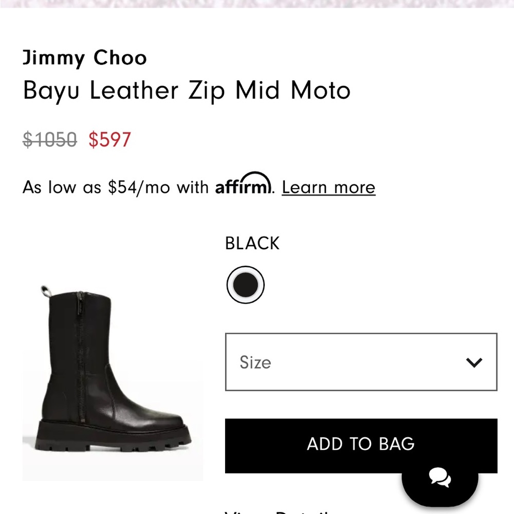 SOLD! Brand new jimmy choos Bayu leather boots size 40 1/2 - Picture 3 of 7